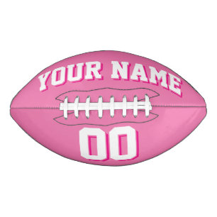 Ballon De Foot JOLIMENT ROSE ET BLANC Football Personnalisé