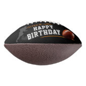 Ballon De Foot Joueur moderne Silhouette Joyeux anniversaire (Tourné à 90°)