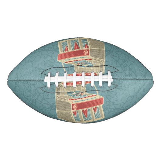 Ballon De Foot Juke-box Grunge (Devant)