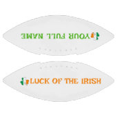 Ballon De Foot La Saint-Patrick Drapeau Irlande Trèfle Nom Person (Panneaux)