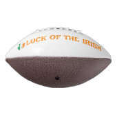 Ballon De Foot La Saint-Patrick Drapeau Irlande Trèfle Nom Person (Tourné à 270°)