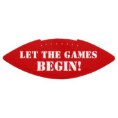BALLON DE FOOT LAISSEZ LES JEUX COMMENCER ! (Panneau)