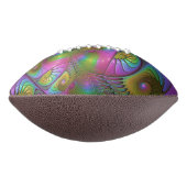 Ballon De Foot L'Art Fractal Abstrait, Lumineux Et Coloré (Tourné à 90°)