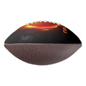 Ballon De Foot Le football au feu (Tourné à 90°)