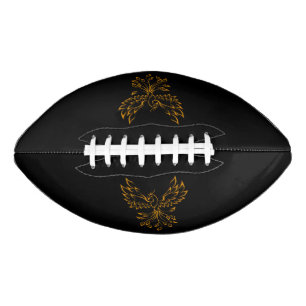 Ballon De Foot Le phénix de cuivre se lève sur fond noir 
