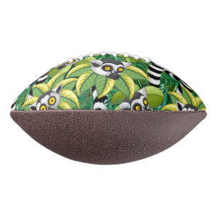 Ballon De Foot Lémuriens de Madagascar dans une jungle exotique
