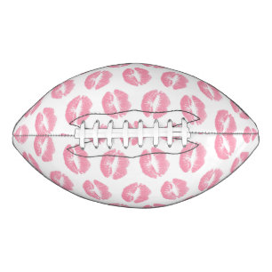 Ballon De Foot Lèvres Roses, Motif De Lèvres, Rouge Rose, Baiser