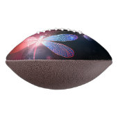 Ballon De Foot libellule rouge brillante (Tourné à 90°)