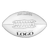 Ballon De Foot Logo d'entreprise rectangle personnalisé (Devant)