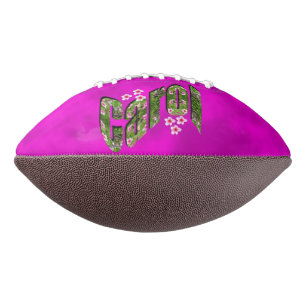 Ballon De Foot Logo du nom de fille Carol,