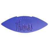 Ballon De Foot Logo du nom de Thomas bleu, (Panneau)