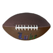 Ballon De Foot Logo Luke Name, (Devant)