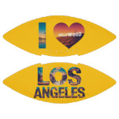 Ballon De Foot Los Angeles Skyline Sunset & Hollywood Typographie (Panneaux)