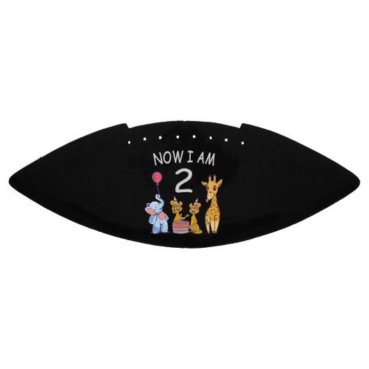 Ballon De Foot Maintenant, j'ai 2 ans 2e anniversaire au Zoo (Panneau)