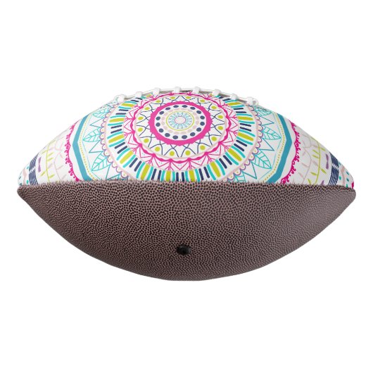 Ballon De Foot mandala coloré (Tourné à 270°)