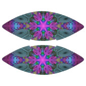 Ballon De Foot Mandala Colorful Striant Fractal Art Kaleidoscope (Panneaux)