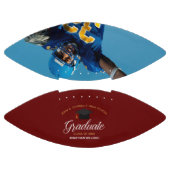 Ballon De Foot Maroon Red Graduation Custom 2025 Graduate Photo (Panneaux)