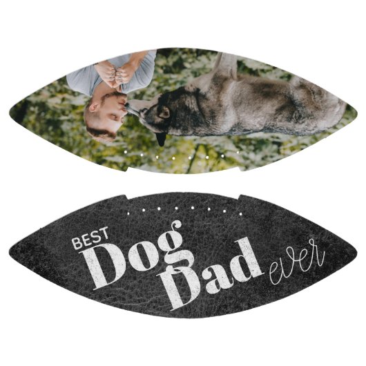 Ballon De Foot Meilleur Chien Papa Jamais Retro Photo Football (Panneaux)