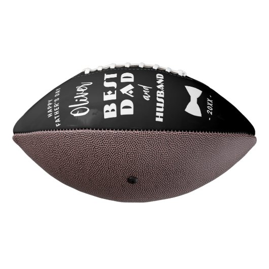 Ballon De Foot Meilleur papa et mari Elegant Cravate Keepsaké (Tourné à 270°)