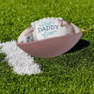 Ballon De Foot Meilleur papa jamais   Collage de photos lettres à