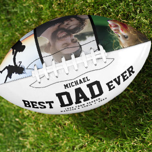 Ballon De Foot MEILLEUR PAPA JAMAIS Cool moderne COULEUR Photo Co