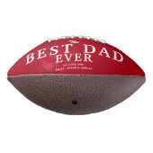 Ballon De Foot Meilleur papa jamais Rouge Père`s Day 3 Photo Coll (Tourné à 270°)