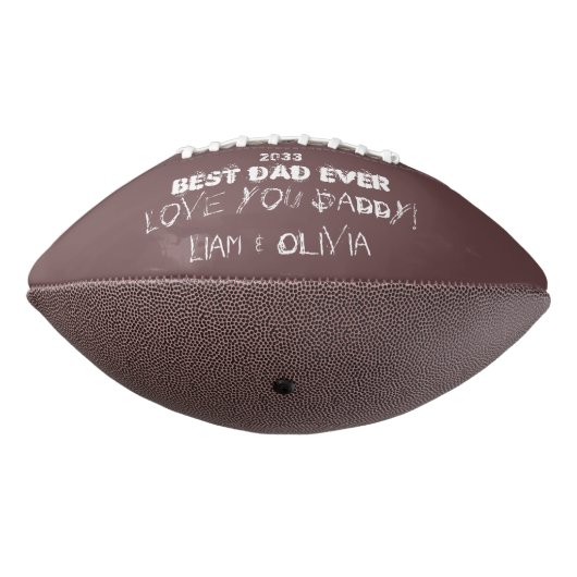 Ballon De Foot Meilleur papa jamais unique amusant Collage photo (Tourné à 270°)