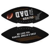 Ballon De Foot Meilleur papa Joueur Silhouette Père Keepsaké (Panneaux)