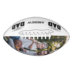 Ballon De Foot Meilleur papa Nom personnalisé photo moderne