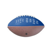 Ballon De Foot Meilleur papa photo bleue (Tourné à 270°)