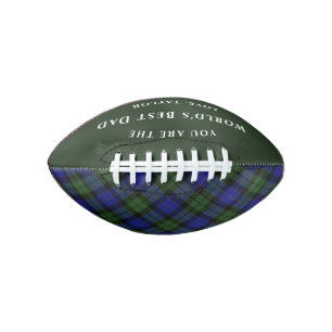 Ballon De Foot Meilleur Tartan Écossais MacKay Vert Plaid du Mond