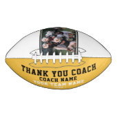 Ballon De Foot Merci Coach Nom de l'équipe et photo de l'équipe (Devant)