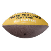 Ballon De Foot Merci Coach Nom de l'équipe et photo de l'équipe (Tourné à 270°)