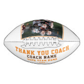 Ballon De Foot Merci Coach Nom de l'équipe et photo de l'équipe F (Devant)