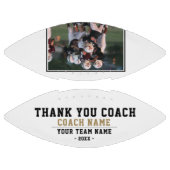 Ballon De Foot Merci Coach Nom de l'équipe et photo de l'équipe F (Panneaux)