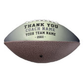 Ballon De Foot Merci Coach Nom de l'équipe Silver Photo (Tourné à 270°)