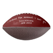 Ballon De Foot Message d'amour personnalisé pour le football (Tourné à 270°)