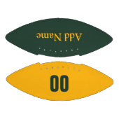 Ballon De Foot Mini-football vert/or personnalisable (Panneaux)