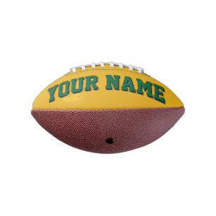 Ballon De Foot Mini GOLD ET GREEN Football Personnalisé