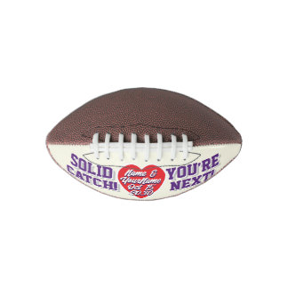 Ballon De Foot MINI - Ivoire Rouge Violet - Lancer de jarretière