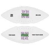 BALLON DE FOOT MODÈLE DE TEXTE D'IMAGE BLANCHE SIMPLE MODERNE (Panneaux)