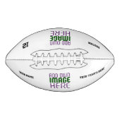 BALLON DE FOOT MODÈLE DE TEXTE D'IMAGE BLANCHE SIMPLE MODERNE (Devant)