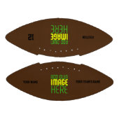 BALLON DE FOOT MODÈLE DE TEXTE D'IMAGE BROWN SIMPLE MODERNE (Panneaux)