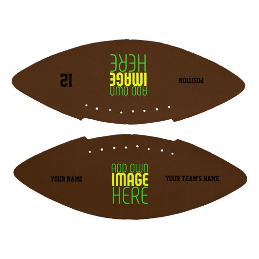 BALLON DE FOOT MODÈLE DE TEXTE D'IMAGE BROWN SIMPLE MODERNE (Panneaux)