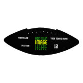 BALLON DE FOOT MODÈLE DE TEXTE D'IMAGE NOIRE SIMPLE ET MODERNE (Panneau)