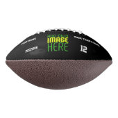 BALLON DE FOOT MODÈLE DE TEXTE D'IMAGE NOIRE SIMPLE ET MODERNE (Tourné à 270°)