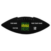 BALLON DE FOOT MODÈLE DE TEXTE D'IMAGE NOIRE SIMPLE ET MODERNE (Panneau)