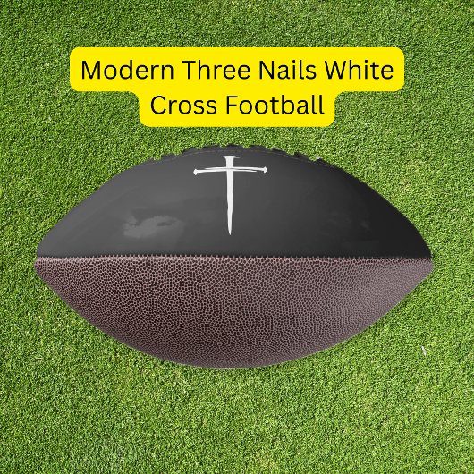 Ballon De Foot Modern Three Nails White Cross