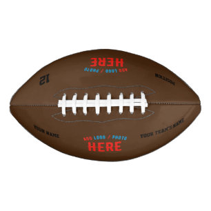 BALLON DE FOOT MODERNE ET MODERNE PERSONNALISABLE BROWN VÉRIFIÉ