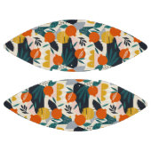 Ballon De Foot Moderne tendance Preppy Chic Apricot et Feuille (Panneaux)